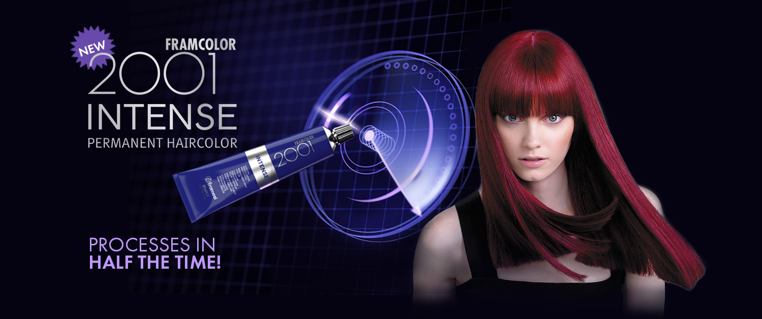 Time to Get INTENSE with framesi FRAMCOLOR 2001 INTENSE framesi