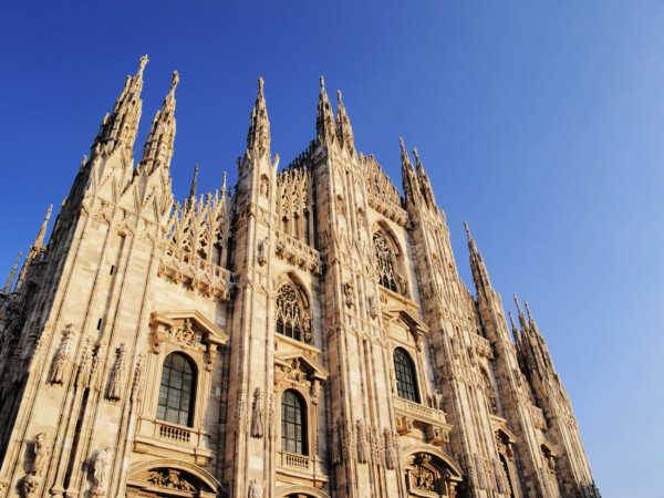 Beautiful Gothic Cathedral in Milan, Lombardy, Italy