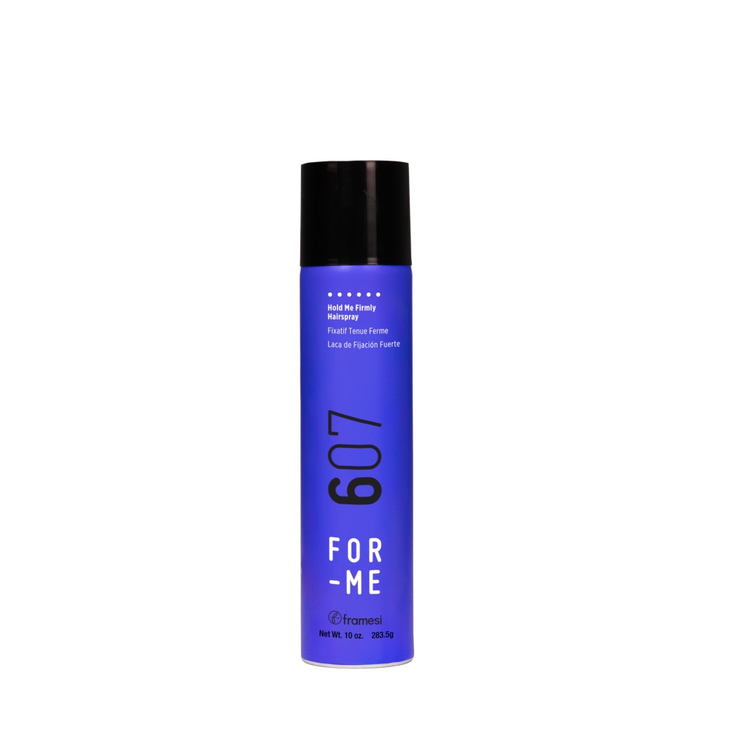 happy断捨離：コンセントレイト、カーミングフォーム FOR-ME Hold Me Firmly Hair Spray 607 | framesi