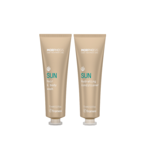 MORPHOSIS SUN Hair & body wash and Hydrating conditioner Travel Size Duo