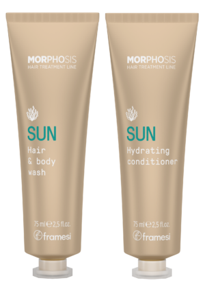 MORPHOSIS SUN Hair & body wash and Hydrating conditioner Travel Size Duo