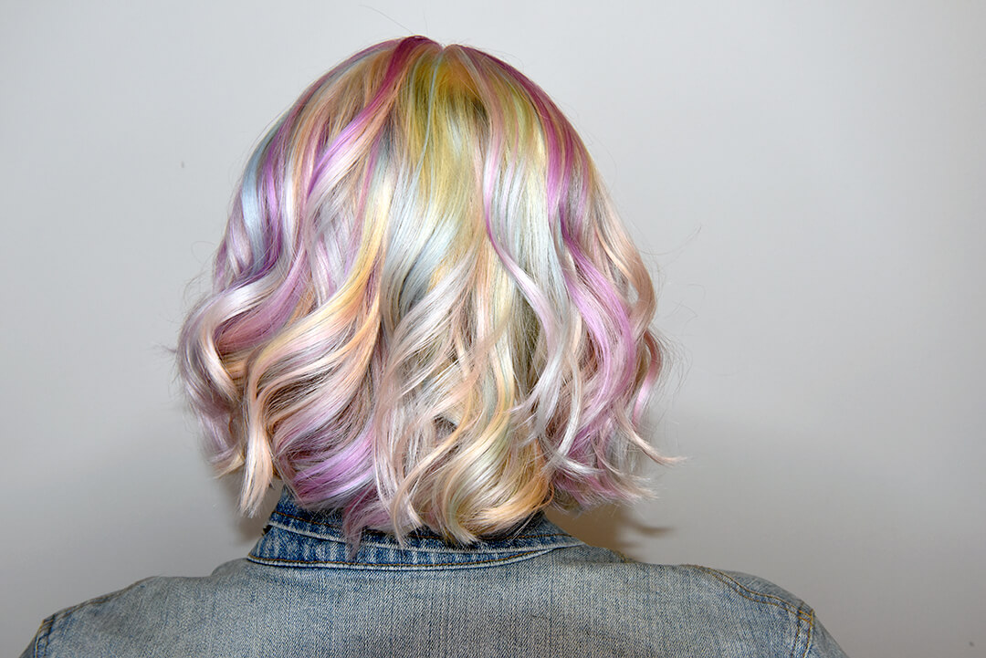 Amazing Holographic Hair Color