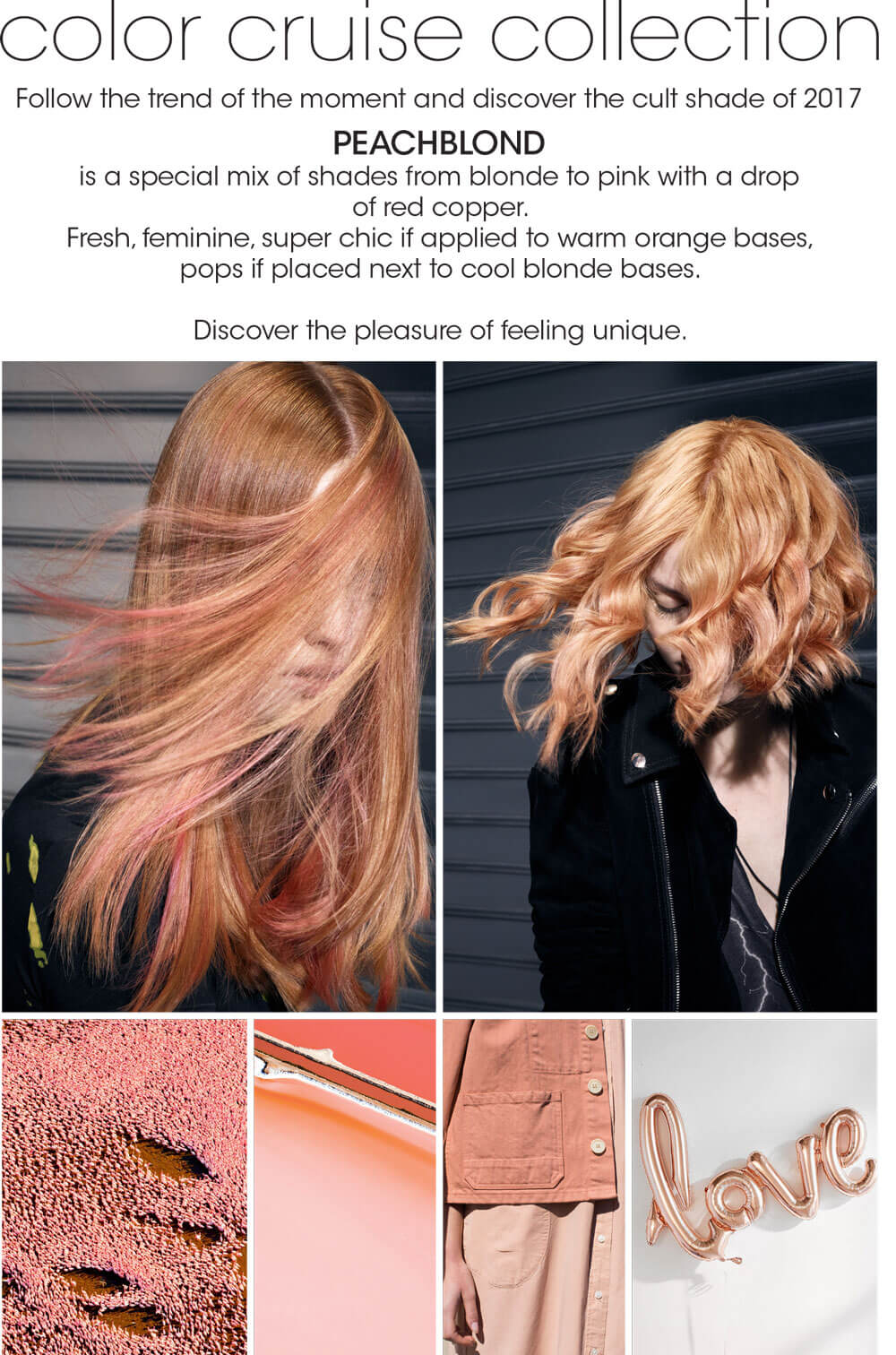 Peach Blonde Hair Color Formulas by framesi | framesi